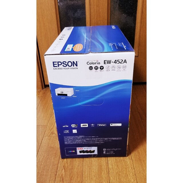 EPSON(エプソン)の【新品未開封】EPSON EW-452A エプソン プリンター インクジェット インテリア/住まい/日用品のオフィス用品(OA機器)の商品写真