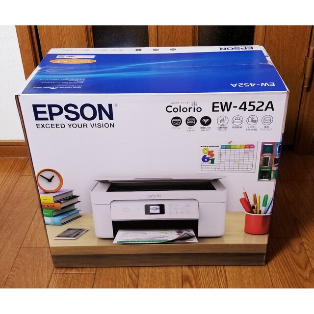 EPSON(エプソン)の【新品未開封】EPSON EW-452A エプソン プリンター インクジェット インテリア/住まい/日用品のオフィス用品(OA機器)の商品写真