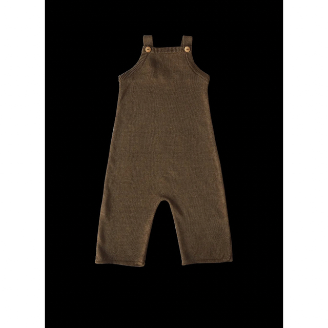 GROWN linen rib overalls キッズ/ベビー/マタニティのベビー服(~85cm)(ロンパース)の商品写真