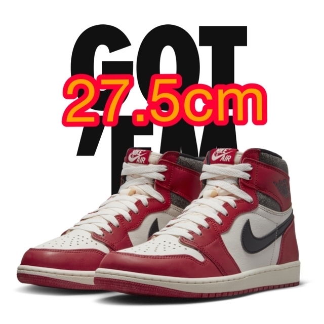 靴/シューズ新品 NIKE AIR JORDAN1 RETRO エアジョーダン 1 シカゴ