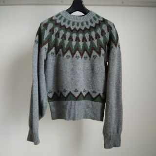 カラー(kolor)のKolor 15AW ランタンスリーブ厚手ウールニット  パフスリーブ(ニット/セーター)