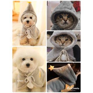 ペット用品 もふもふ 暖かい 犬猫用品 毛布 服 ケープ コート 秋冬用