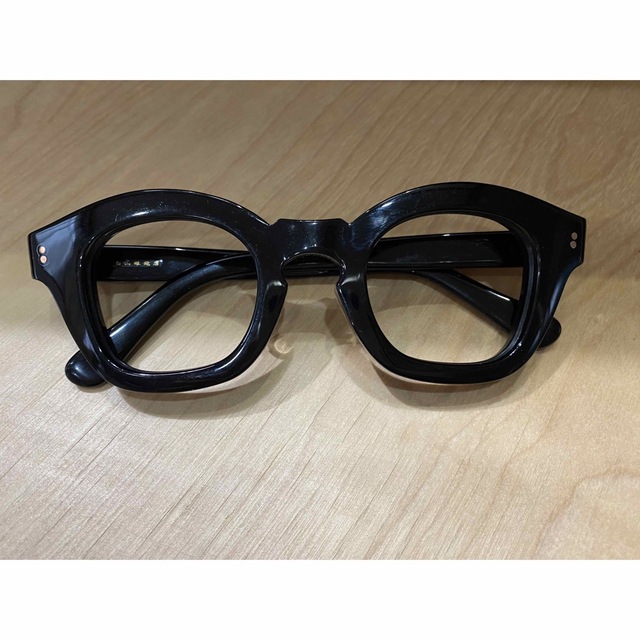 サングラス/メガネ白山眼鏡店 GLAMPROTO 眼鏡 メガネ ブラック ※フレームのみ
