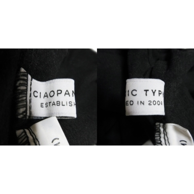 CIAOPANIC TYPY(チャオパニックティピー)のチャオパニック ティピー パンツ コーデュロイ テーパード カットオフ M 黒 レディースのパンツ(その他)の商品写真