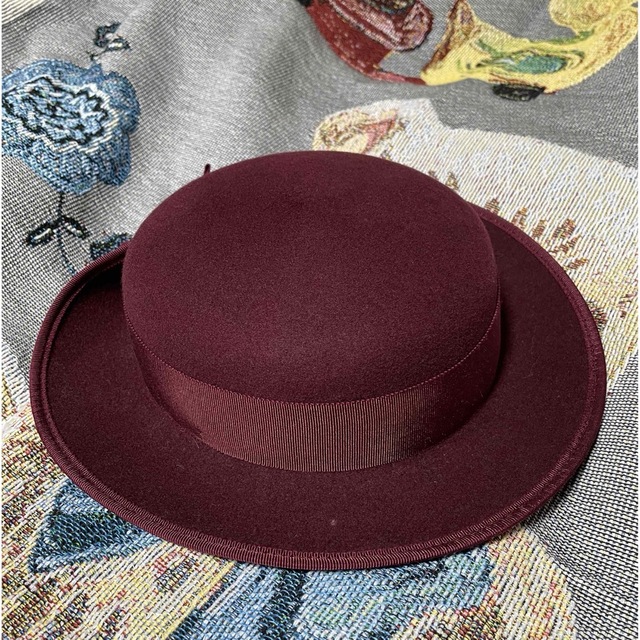 Victorian maiden(ヴィクトリアンメイデン)のVictorian maidenエレガントリボンキャノチェ レディースの帽子(ハット)の商品写真