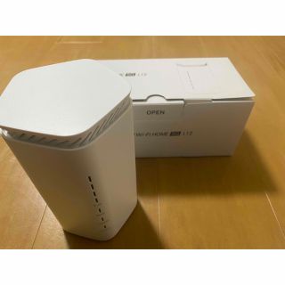 Speed Wi-Fi HOME 5G L12 ホワイト(PC周辺機器)