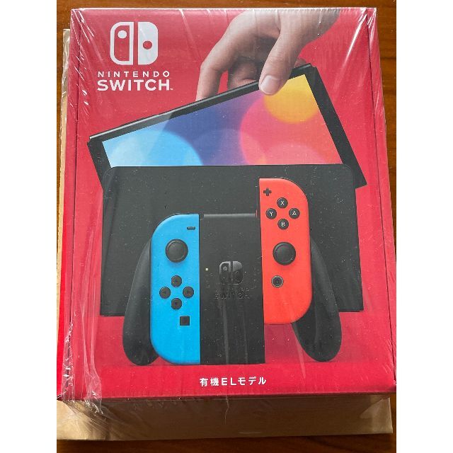 オフィシャル Nintendo Switch（有機ELモデル） Joy-Con(L) ネオンブ