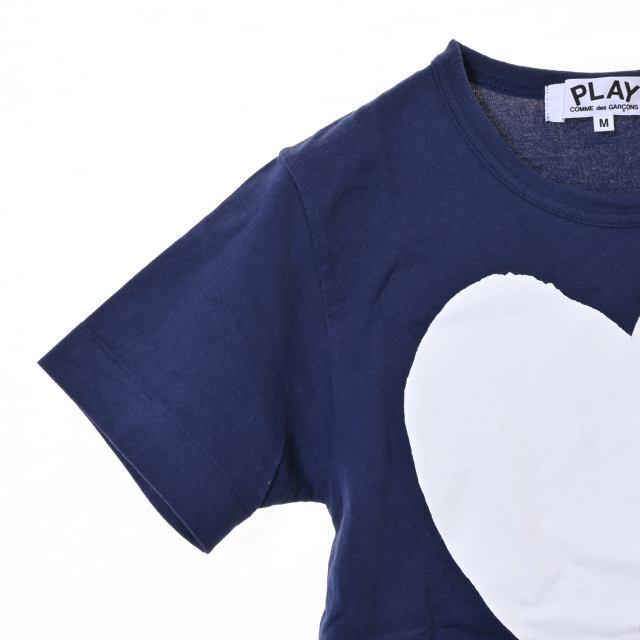 COMME des GARCONS(コムデギャルソン)のPLAY COMME des GARCONS 胸ワッペン Tシャツ レディースのトップス(Tシャツ(半袖/袖なし))の商品写真