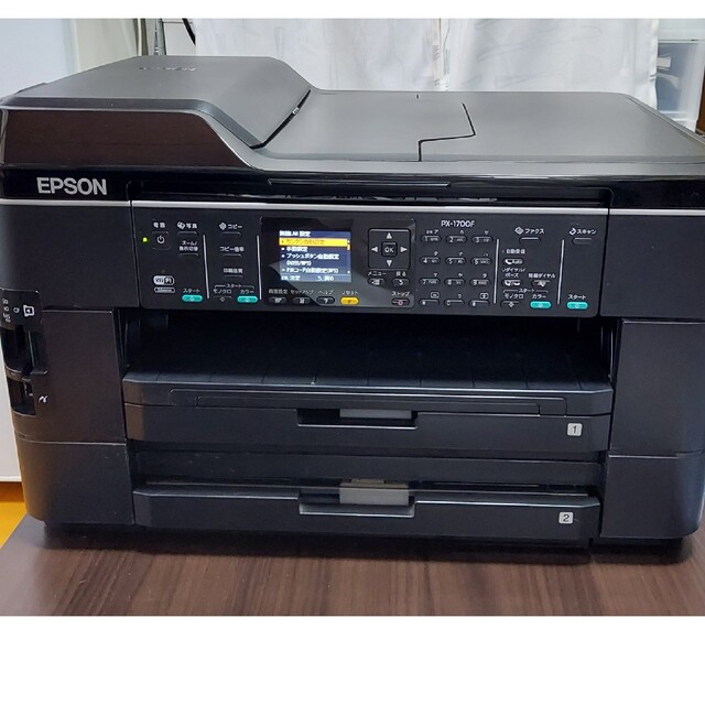 EPSON(エプソン)のEPSON  PX-1700f  複合機 インク全色セット インテリア/住まい/日用品のオフィス用品(その他)の商品写真