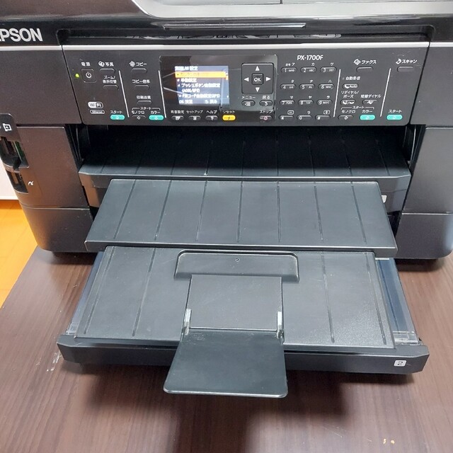 EPSON(エプソン)のEPSON  PX-1700f  複合機 インク全色セット インテリア/住まい/日用品のオフィス用品(その他)の商品写真