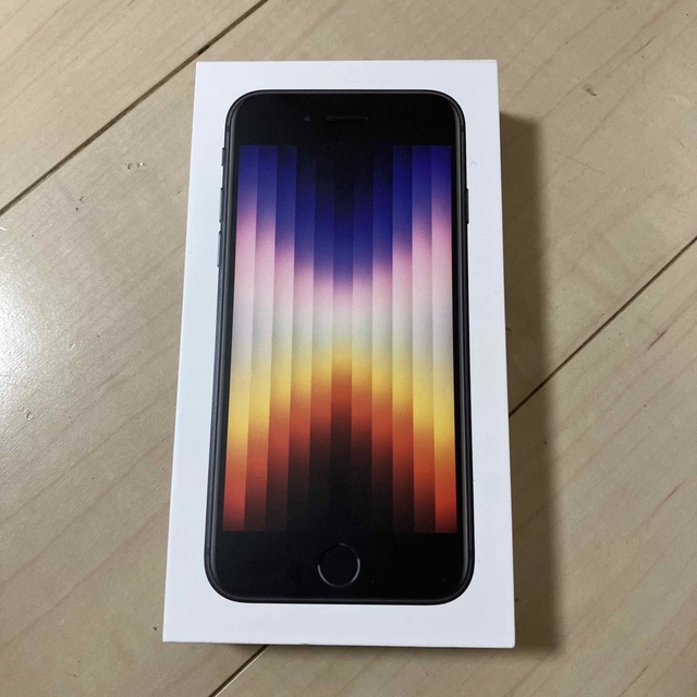 iPhone - アップル iPhoneSE 第3世代 64GB ミッドナイトの箱の通販 by
