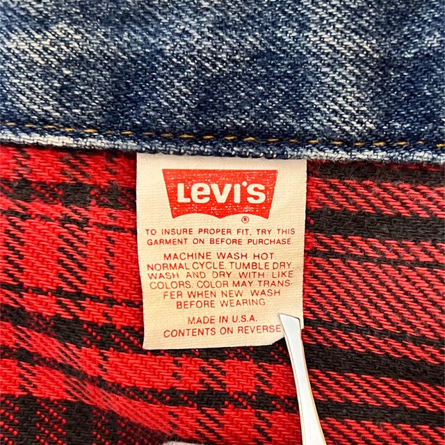 Levi's(リーバイス)の80s LEVI’S USA デニムジャケット メンズのジャケット/アウター(Gジャン/デニムジャケット)の商品写真