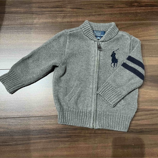 POLO RALPH LAUREN(ポロラルフローレン)のラルフローレンキッズニット（80センチ） キッズ/ベビー/マタニティのベビー服(~85cm)(ニット/セーター)の商品写真