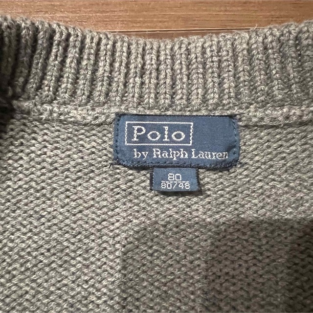 POLO RALPH LAUREN(ポロラルフローレン)のラルフローレンキッズニット（80センチ） キッズ/ベビー/マタニティのベビー服(~85cm)(ニット/セーター)の商品写真