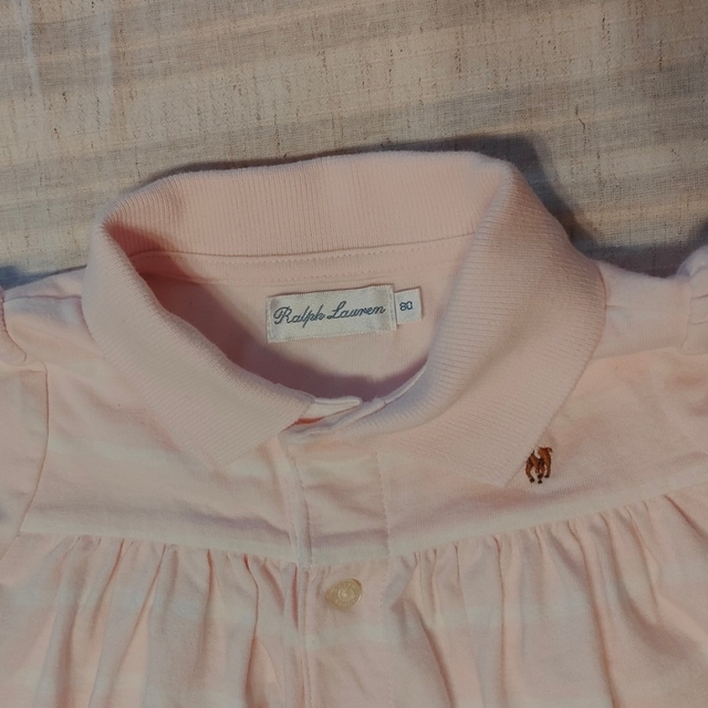Ralph Lauren(ラルフローレン)のラルフローレン　ワンピース　ベビー　80 キッズ/ベビー/マタニティのベビー服(~85cm)(ワンピース)の商品写真
