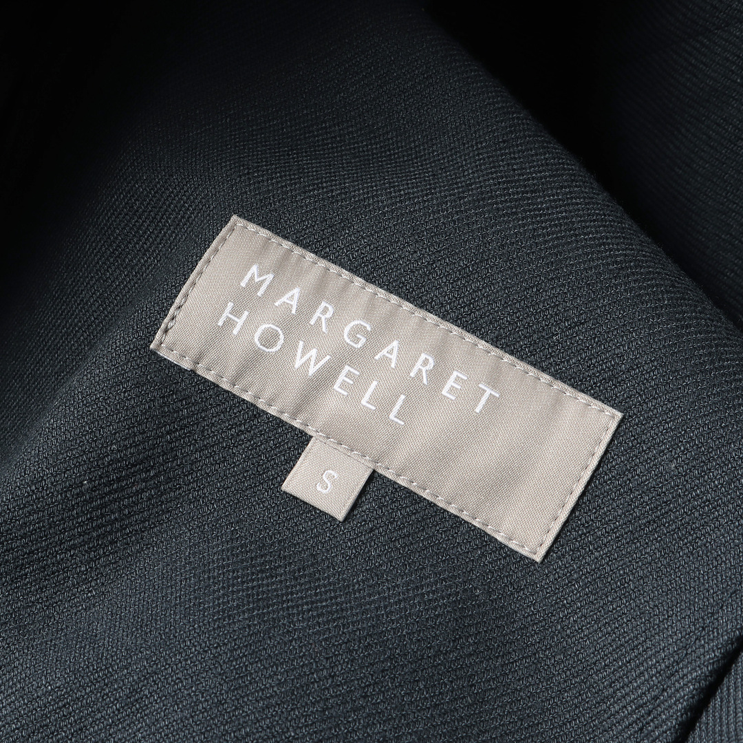 MARGARET HOWELL マーガレットハウエル コート ナイロンツイル ステンカラーコート HALFTEX 20AW ネイビー 紺 S アウター ジャケット ブルゾン 【メンズ】