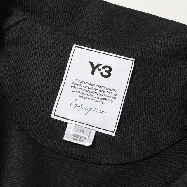 Y-3 - Y-3 ワイスリー ジャケット ロゴ プリント ストレッチ ウール