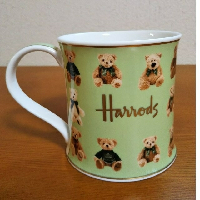Harrods マグカップ  (テディベア) インテリア/住まい/日用品のキッチン/食器(グラス/カップ)の商品写真