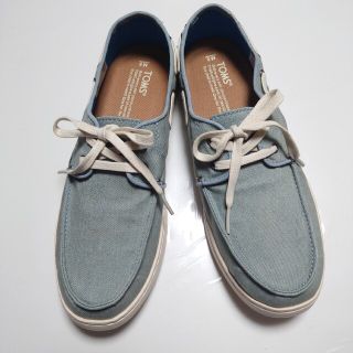 TOMS トムス デッキシューズ インディゴ デニム ライトブルー