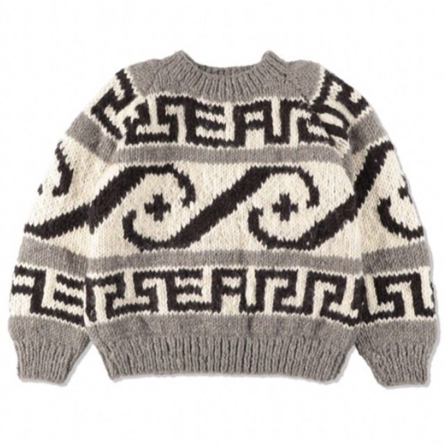 WIND AND SEA Cowichan Knit Outer Beige-