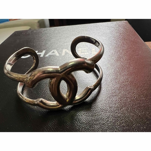 激安ブランド CHANEL シルバーバングル〓 〓CHANELシャネル