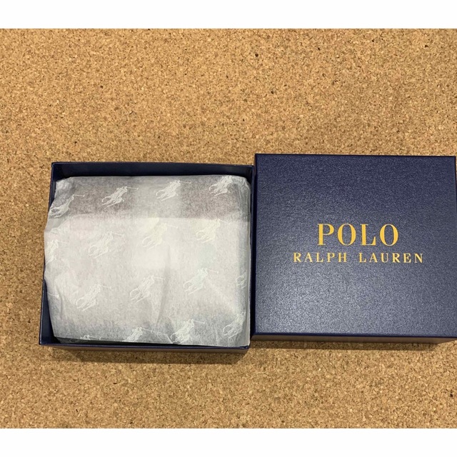 POLO RALPH LAUREN(ポロラルフローレン)のラルフローレン　ポロベア　本革　2つ折り財布 レディースのファッション小物(財布)の商品写真