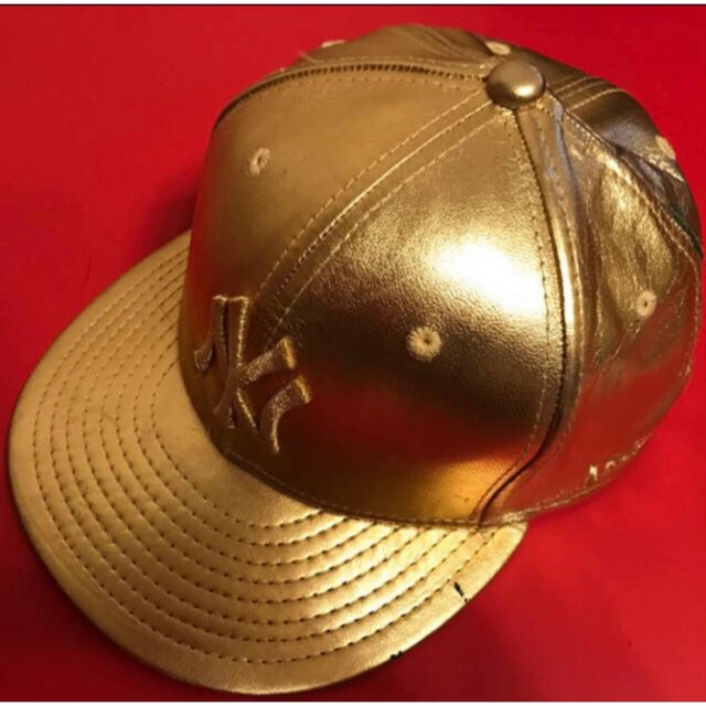 NEWERA CAP GOLD 【レア】ゴールド ニューエラ