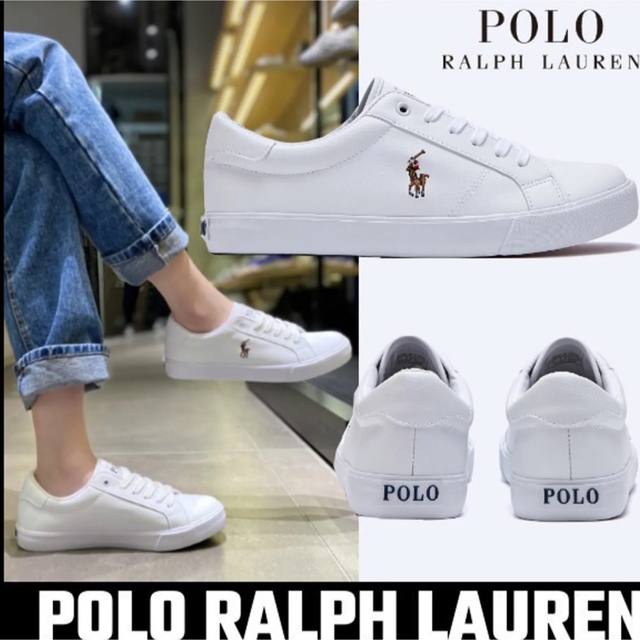 POLO ポロ ラルフローレン☆ローカットスニーカー☆レディース２３