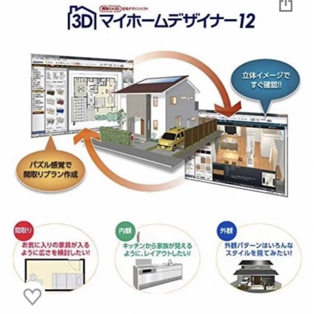 新品未使用】メガソフト 3Dマイホームデザイナー 12 未開封!!の通販