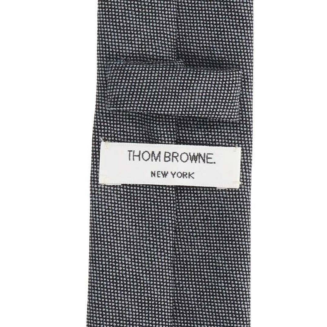 THOM BROWNE(トムブラウン)のトムブラウン 裏トリコテープ付きネクタイ メンズ メンズのファッション小物(ネクタイ)の商品写真