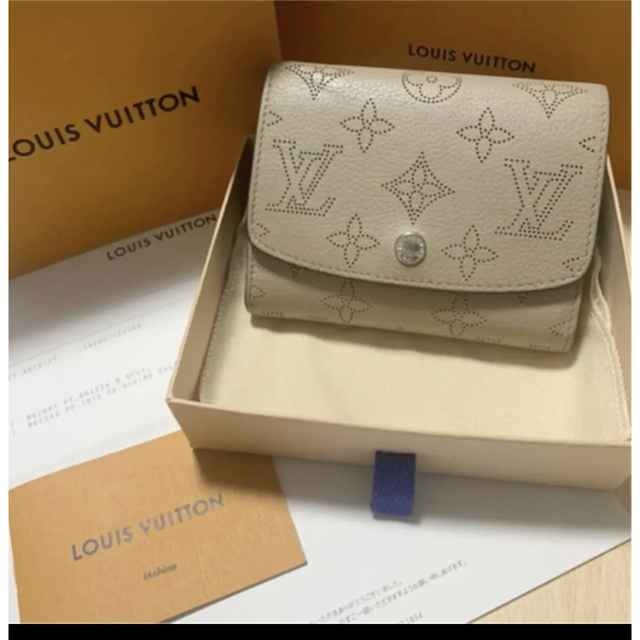 新作入荷!!】 VUITTON LOUIS 財布 ポルトフォイユ・イリス コンパクト マヒナ ルイヴィトン 財布