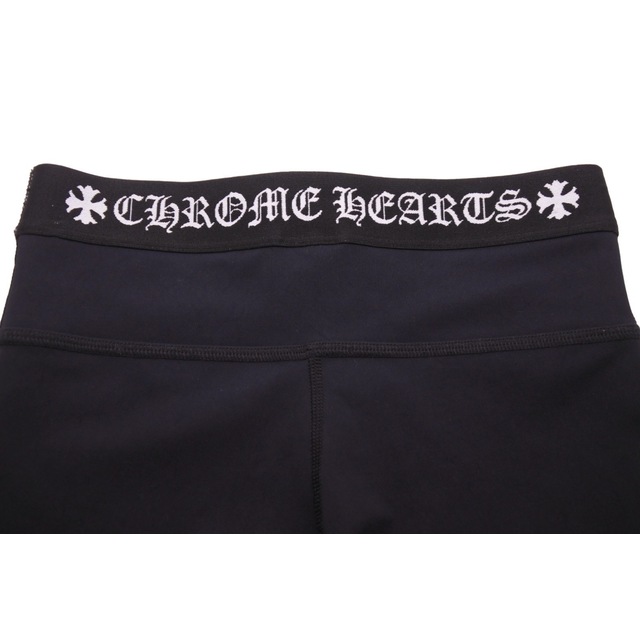 Chrome Hearts(クロムハーツ)のChromeHearts クロムハーツ インナーショートパンツ レギンス ポリアミド ポリウレタン ブラック ホワイト S 美品 中古 45308 レディースのパンツ(その他)の商品写真