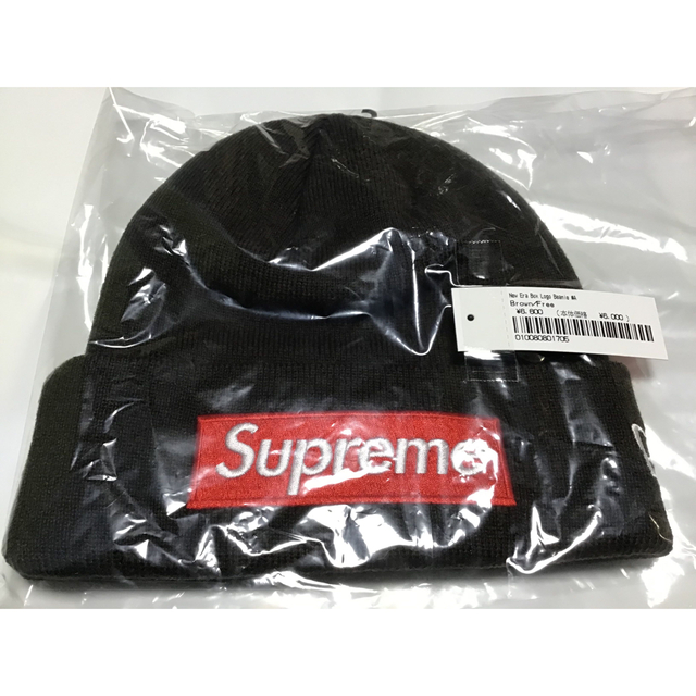 Supreme(シュプリーム)のSupreme New Era Box Logo Beanie Brown メンズの帽子(ニット帽/ビーニー)の商品写真