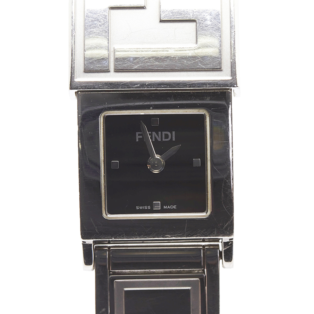 フェンディ ズッカ シークレット 腕時計 5400L クオーツ ブラック文字盤 ステンレススチール レディース FENDI 【1-0083643】 |  フリマアプリ ラクマ