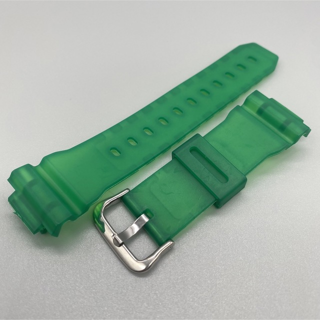 G-SHOCK 交換用太め互換ベルト グリーン /スケルトン メンズの時計(ラバーベルト)の商品写真