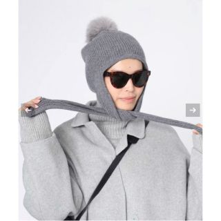 ドゥーズィエムクラス(DEUXIEME CLASSE)の【CELERI/セルリ】CASHMERE PON PON BEANIE(ニット帽/ビーニー)