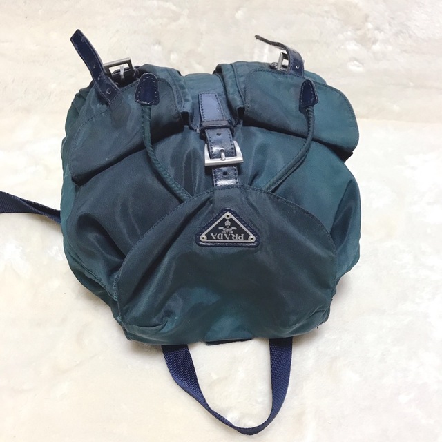 PRADA プラダ ナイロン リュック 三角ロゴプレート バックパック