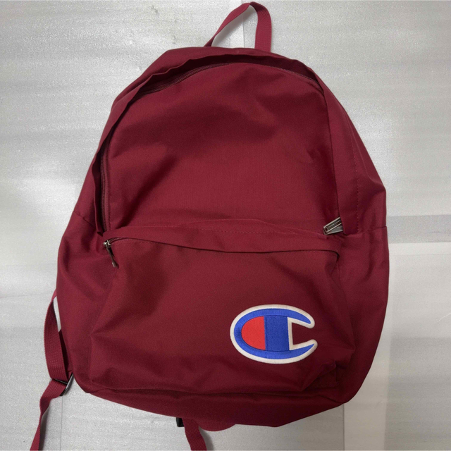 Champion(チャンピオン)の【中古美品】チャンピオン リュック　赤　ロゴ エンタメ/ホビーのアニメグッズ(その他)の商品写真