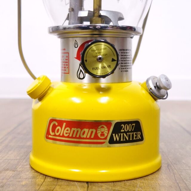 美品 コールマン Coleman SEASON'S LANTERN2007 シーズンズ ランタン 2007 メタルケース ワンマントル キャンプ アウトドア