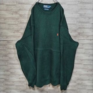 ポロラルフローレン(POLO RALPH LAUREN)のPOLO RALPH LAUREN　ニット　セーター【2XL】グリーン(ニット/セーター)