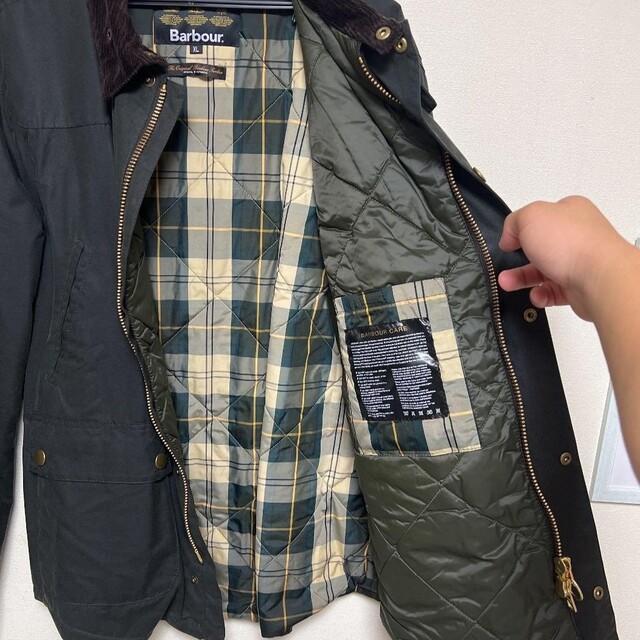 送料無料/新品】 Barbour セージ 新品 バブアー WAX Reelin ジャケット