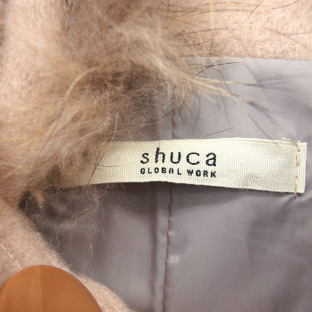 shuca(シュカ)のシュカ Shuca ポンチョ ジャケット ブルゾン フード ラクーンファー レディースのジャケット/アウター(ポンチョ)の商品写真