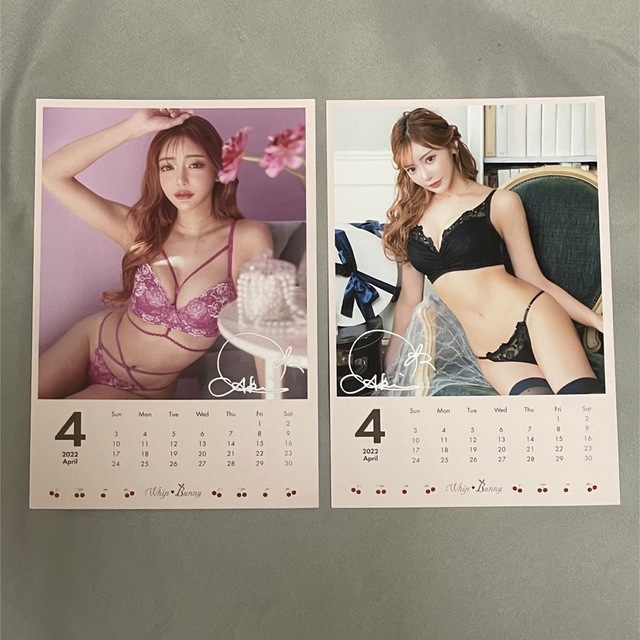 dazzy store(デイジーストア)のwhipbunny カレンダー 2022年 4月 エンタメ/ホビーのタレントグッズ(女性タレント)の商品写真