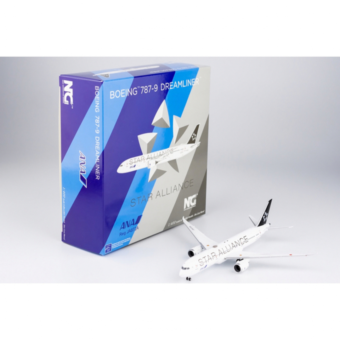 新品@ANA B787-9スターアライアンス特別塗装ジェット機1/400-eastgate.mk