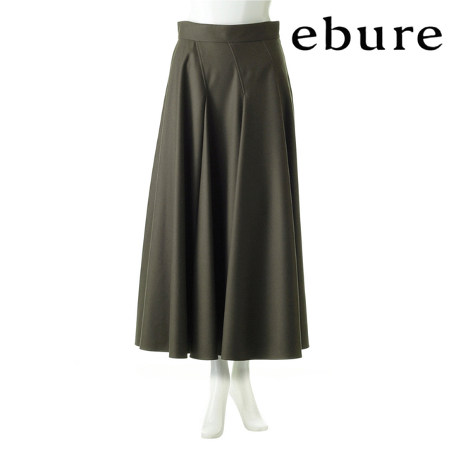 ebure - 【新品】ebure フランネラーナフロントステッチフレアスカート