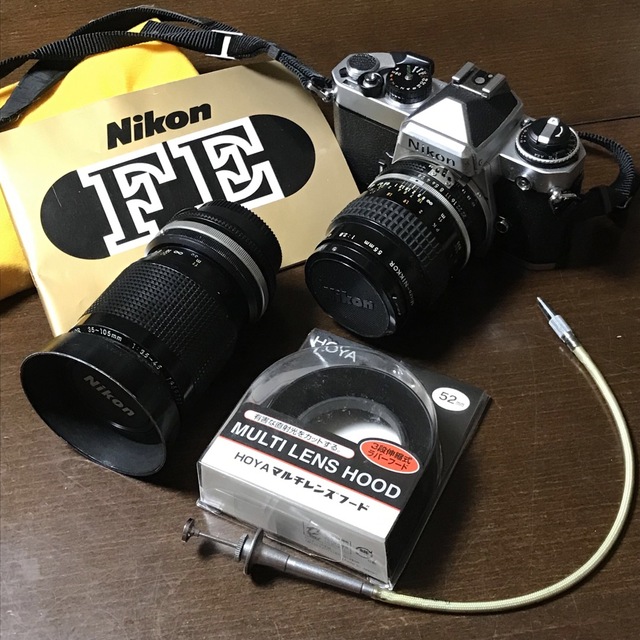 Nikon ニコン FE フィルム 一眼レフカメラ 35mm レンズ など一式 - www ...