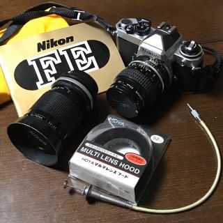 ニコン(Nikon)のNikon ニコン FE フィルム 一眼レフカメラ 35mm レンズ など一式(フィルムカメラ)