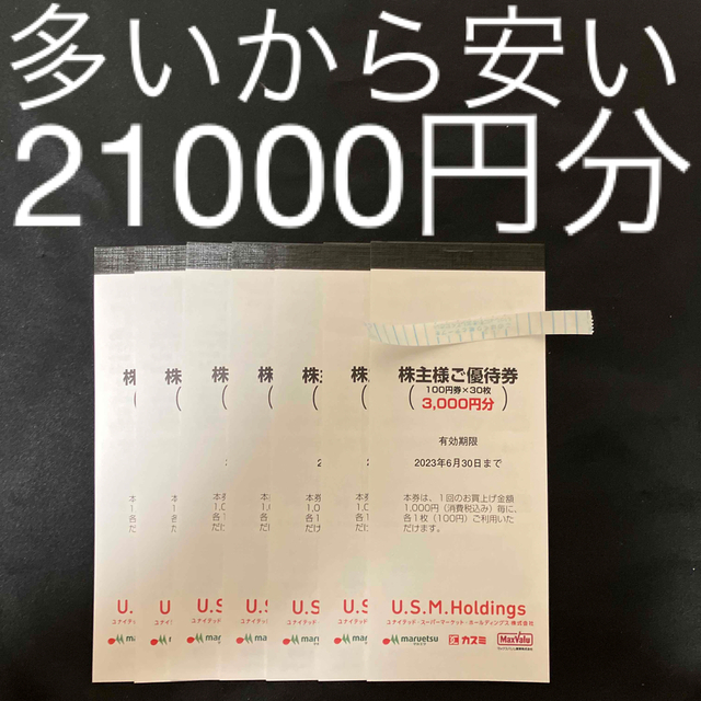 USMH 株主優待21000円分