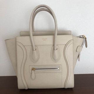 CELINE  セリーヌ  ラゲージ  マイクロ   オフホワイト