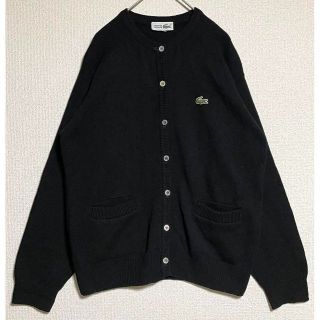 ラコステ(LACOSTE)の美品大きいサイズラコステウールニットカーディガン90s古着ヴィンテージ42LL(カーディガン)